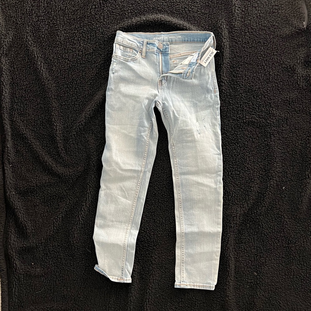 NWT Boy’s Old Navy size 10 Original Taper Built in Flex Jeans, perfect color